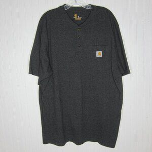 Carhartt Original Fit Henley Shirt Size XL